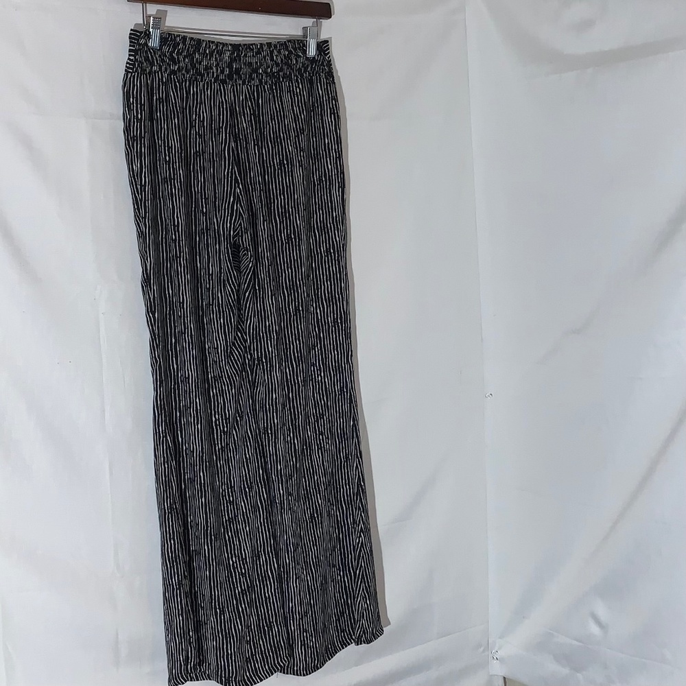 Wide Leg Pants B/W Women's Size Large
